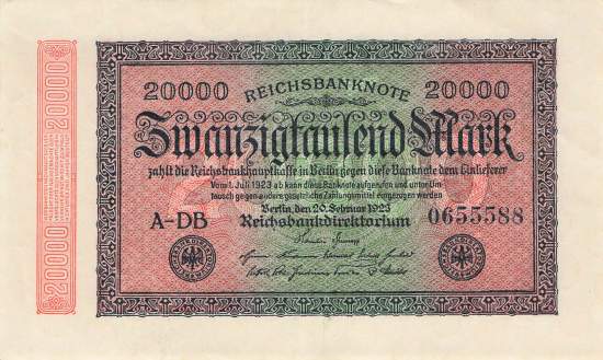 20000 Mark 1923 Ro.84c